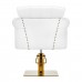 Hairdressing Chair BERLIN GOLD white